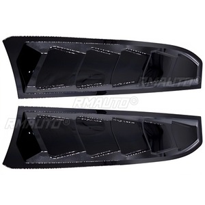 Civic Carbon Fiber Look Rear <b>Window</b> Side <b>Vent</b> Shutter Louver Cover Trim for Honda Civic 10th 2016-2020 Car Accessories - Product Image 5
