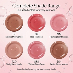 Gloss à lèvres glacé bio longue tenue pour maquillage quotidien, tubes de luxe avec emballage et logo personnalisés pour gloss à lèvres - Product Image 3