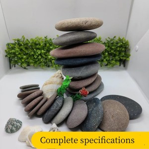 Fornitore di fabbrica naturale piatto fiume pietra pittura roccia colorata ghiaia pietra fiume rocce per la pittura - Product Image 2