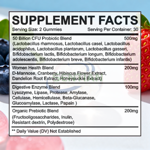 <span class=keywords><strong>OEM</strong></span>/ODM Probiotische en Prebiotische Cranberry Gummies voor vrouwen - Product Image 3