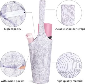 Free sample Custom Your Brand Stylish Waterproof <b>Tote</b> Duffle Bag Women Nylon Fitness <b>Gym</b> Duffel Bag Shoes And Yoga Mat Holder - Product Image 3