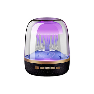 Nueva sexta generación para altavoz Bluetooth Nuevo vidrio coloreado Panorámico Gran volumen Medusas Efecto de luz Audio Hogar - Product Image 1