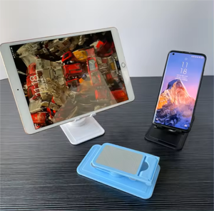 Phổ 360 độ xoay cơ sở điện thoại/máy tính bảng đứng linh hoạt góc có thể điều chỉnh có thể gập lại máy tính để bàn chủ cho PC cách sử dụng trên bàn - Product Image 5