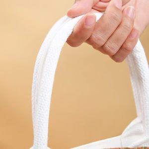 סיטונאי huapu holk-010 תבואה עץ מותאם אישית שילוב תיק נשים עם רוכסן סגירה כותנה ידית ליבה מלאה - Product Image 3