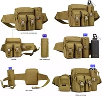 Sac banane tactique de randonnée et de voyage avec pochette pour bouteille d'eau – Offre spéciale