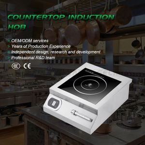 5Kw <span class=keywords><strong>de</strong></span> la cocina 5000W Acero inoxidable utensilios <span class=keywords><strong>de</strong></span> cocina comercial cóncavo eléctrico <span class=keywords><strong>de</strong></span> <span class=keywords><strong>inducción</strong></span> magnético estufa cocina comercial hood - Product Image 2