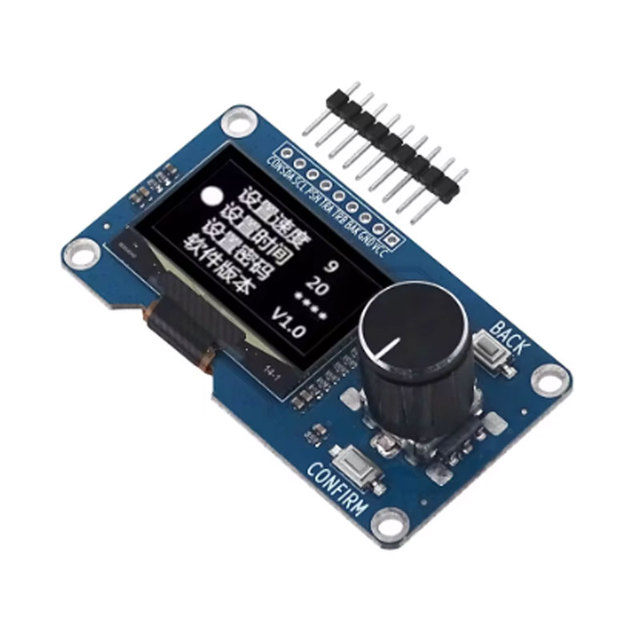 1.3 Inch 0.96 Inch OLED Display Screen Combined with EC11 Rotary Encoder Module IIC Interface