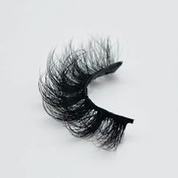 Vente en gros 20mm Fluffy Faux Mink Lashes Marque privée Vendeur de cils synthétiques Faux cils avec boîtes d'emballage personnalisées