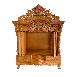Antique Designer Pooja <b>Mandir</b>/ Home Temple Nepali <b>Mandir</b> for Pooja Room Indian Wooden <b>Mandir</b> for Home and Prayer Unit Australia - Product Image 3