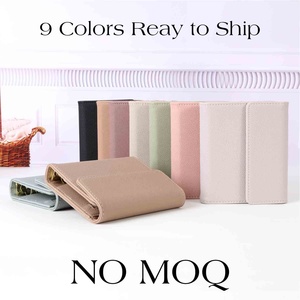 Portefeuille classeur A7 Hongbo Best Seller, livraison immédiate, 9 couleurs disponibles, porte-documents en cuir, pochette à feuilles mobiles, format livre - Product Image 2
