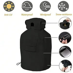Housse de réservoir de <span class=keywords><strong>propane</strong></span> de 20 lb, imperméable, 100% polyester, pour usage intérieur/extérieur, 13'' x 195'', noire, fabriquée en Chine continentale - Product Image 3
