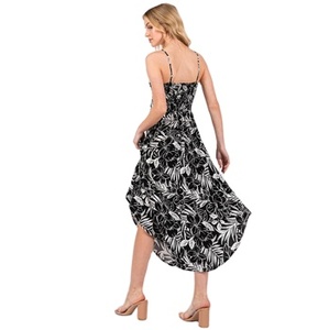 Abito sottoveste donna 100% Rayon stile Hawaii Design <span class=keywords><strong>tropicale</strong></span> abito da vacanza stampato personalizzato - Product Image 2