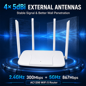 <span class=keywords><strong>Router</strong></span> WIFI <span class=keywords><strong>Gigabit</strong></span> Completo R712G-HS, Doble Banda 2.4GHz 5GHz, Mu-MIMO, 4GE, WiFi 5 6 7, <span class=keywords><strong>Router</strong></span> Empresarial con 4 Antenas, QoS, DHCP, Estático - Product Image 5