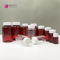 Bouteilles en plastique vides pour animaux de compagnie 10ml-500ml HDPE/PET Capsule Bouteille avec joint Vitamine Bouteilles Conteneurs