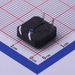 TS-1094-A1B3-D1 Tactile Switch Through hole Component (THT)-4P,12x12mm Switch Single Pole Single Throw Round Button 2.5N 12mm - Product Image 2