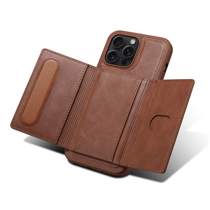 Licicase เคสกระเป๋าสตางค์แม่เหล็กมีช่องใส่บัตรหลายช่องสำหรับ iPhone 13 13 Pro 13 Pro Max พับได้ฝาพับตั้งได้ - Product Image 4