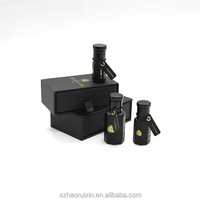 Botol Parfum Minyak Oud Kaca Hitam Attar 3ml 6ml 12ml Custom HRX-0001 Persegi HAORIXIN dengan Kotak Kemasan