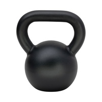 Kettlebell robuste de 10 kg en acier noir pour entraînement à domicile, musculation et équipement de force pour la gym