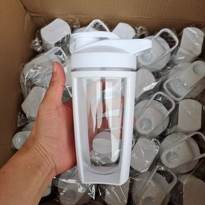 Botella Mezcladora de Proteínas Personalizada con Logotipo, 600 ml, Libre de BPA, con Asa, para Deportes y Fitness, Venta al por Mayor para Gimnasios - Product Image 4