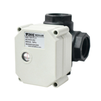 Vanne à boisseau sphérique électrique TOYI DC9-24V 2/3 voies en PVC, actionneur électrique motorisé pour eau, actionneur proportionnel OEM