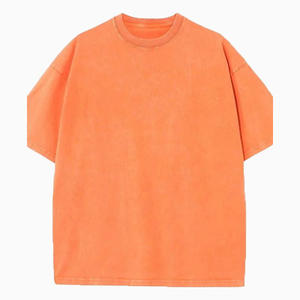 Camiseta extragrande con lavado ácido Camiseta vintage fresca y cómoda tratada con lavado ácido que se desvanece para un acabado suave y relajado - Product Image 5