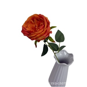 Roses artificielles en soie Austin pour décorations de mariage et décoration intérieure, style romance moderne - Product Image 5