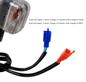 Accesorios de motocicleta Scooter Land Rover para <span class=keywords><strong>Yamaha</strong></span> BWS faros intermitentes izquierdo y derecho montaje de luz trasera - Product Image 4