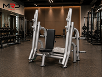Banc de musculation réglable en acier MRD, support de barre multifonctionnel robuste, capacité de 187 kg, pour la musculation à domicile