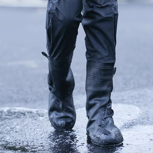 Anti-slip Thickened Wear-resistant Knee Rain <b>Boots</b> Cover Waterproof Men and Women Riding Water <b>Pants</b> Rain <b>Pants</b> - Product Image 5