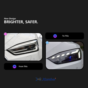 Faro Proiettore Bi-LED Dinamico Stile RS5 con DRL per Audi <span class=keywords><strong>A5</strong></span> <span class=keywords><strong>F5</strong></span> 2017-2024, Indicatore di Direzione Sequenziale, Canbus Plug and Play, Ricambi Auto - Product Image 3