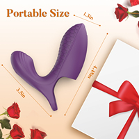 Neuer 2-in-1 Damen-Fingervibrator, Nippel- und Klitoris-Stimulator, 100% Wasserdicht, für Paare, Flirt-Sexspielzeug für Erwachsene