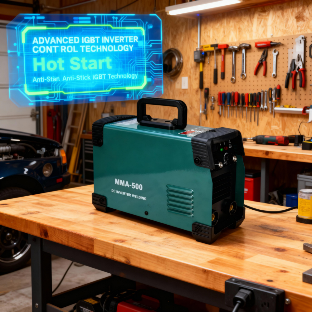2025 New HafniumTech 220V Inverter DC Motor MMA-500 4.5kVA Energy-saving Digital Welding Machine with Soldering Tools · image 3