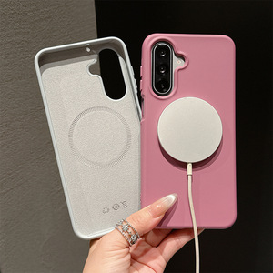 เคสโทรศัพท์กันกระแทกแบบเต็มตัว ผลิตจากซิลิโคนเหลวคุณภาพพรีเมียม พร้อมแม่เหล็ก สำหรับ Samsung A17 รุ่นใหม่ - Product Image 1