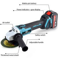 Machine de découpe portable sans balais pour bois, acier et métal, meuleuse d'angle électrique portative