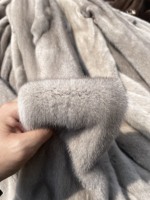 Fourrure de vison naturelle de qualité supérieure, peau authentique, prix direct usine