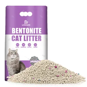 Fabbrica BSCI 5kg 10kg forma a sfera per omogeneazione forte sabbia per lettiera per gatti in Bentonite a colori ad alta velocità