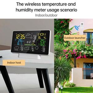 Stazione Meteo WIFI Wireless con Display per Umidità e Temperatura Interna/Esterna, Monitor Digitale per Previsioni Meteo - Product Image 5
