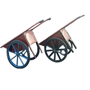 Carretilla de mano de dos ruedas de hierro cerrado resistente para uso industrial OEM personalizable estable y fuerte para trabajos de <span class=keywords><strong>transporte</strong></span> - Product Image 1