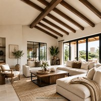 Vigas Decorativas de Imitación Madera para Techo Falso MUMU, Vigas Ligeras con Efecto Madera para Decoración de Paredes Interiores, Proveedor Mayorista