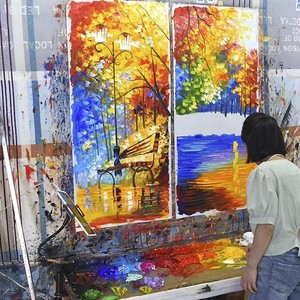 Pintura al Óleo <span class=keywords><strong>de</strong></span> Gatito Impresionista con Niebla Matutina, Luz Natural Suave, Arte Famoso para Decoración del Hogar y Sala <span class=keywords><strong>de</strong></span> Estar - Product Image 4