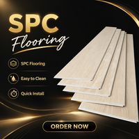 Plancher SPC de 6 mm, système de clic, imperméable, résistant à l'humidité, planche de vinyle de luxe SPC pour la rénovation intérieure des appartements