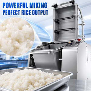 Mélangeur automatique de riz à sushi haute performance avec machine à assaisonner au <span class=keywords><strong>vinaigre</strong></span> pour restaurant de sushi et cuisine centrale 4L/5min 14kg - Product Image 4
