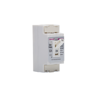 Disjoncteur miniature (MCB) 32A blanc en urée, protection contre les surcharges 1,5 kA, AC230V