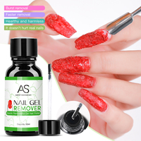Dissolvant Magique 50ml pour Vernis Gel UV, Liquide à Action Rapide, Marque Privée, pour Retirer Rapidement le Vernis Semi-Permanent et le Vernis Coton