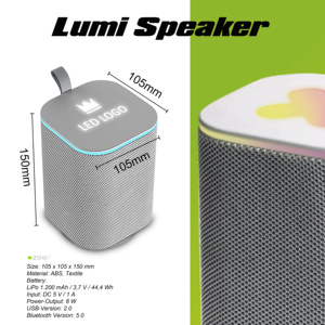 Dệt bảng nhỏ Boombox âm thanh âm nhạc Hộp âm thanh RGB Led BT không dây di động màu xanh răng bluetooths Loa - Product Image 6