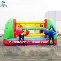 Arène de boxe gonflable durable de ring de boxe de location commerciale de haute résistance