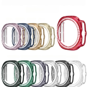 Custodia protettiva per PC con diamanti brillanti per Samsung Galaxy <span class=keywords><strong>Watch</strong></span> <span class=keywords><strong>8</strong></span> <span class=keywords><strong>Ultra</strong></span> - Cover alla moda per orologio - Product Image 2