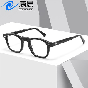 Montures de lunettes en acétate de Wenzhou, rectangulaires, monture complète, tendance mode féminine CO1129 - Product Image 4