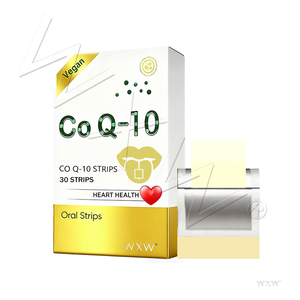 ละลายเร็วแถบปาก CoQ10มังสวิรัติด้วยสารสกัดจากพริกไทยดำช่วยเพิ่มการดูดซึมและการเผาผลาญพลังงาน - Product Image 1