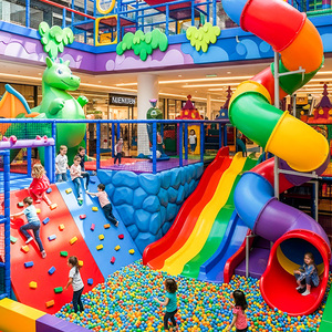 Equipo de juegos para interiores, estructura de juegos blandos, parque de trampolines para centro comercial, suministros para área de juegos infantiles - Product Image 4